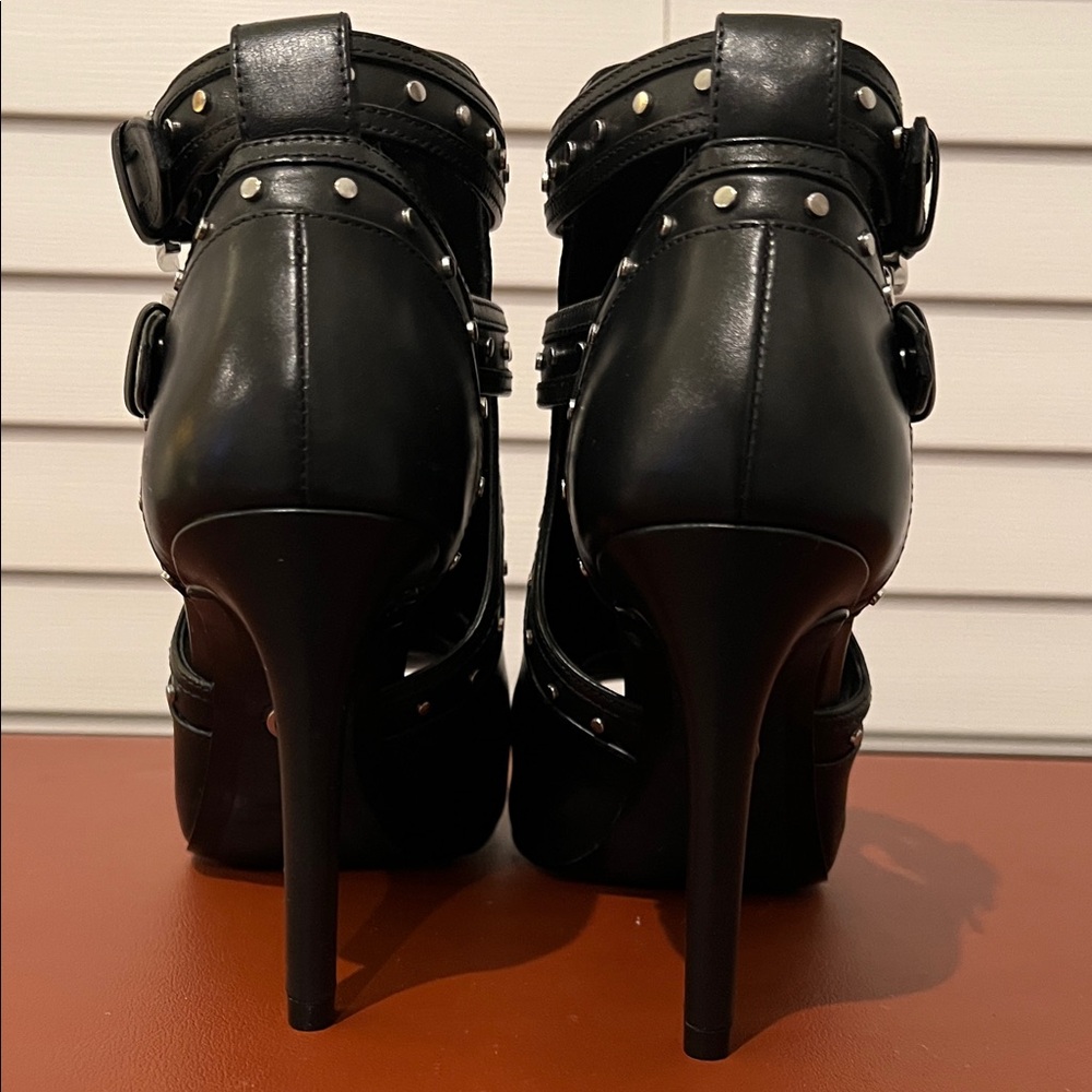 ICHAEL KORS Studded Blaze Open-Toe Ankle Boot - Picture 3 of 11